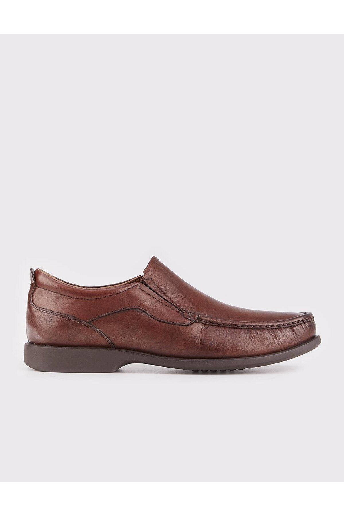 Cabani Hakiki Deri Kahverengi Erkek Günlük Ayakkabı