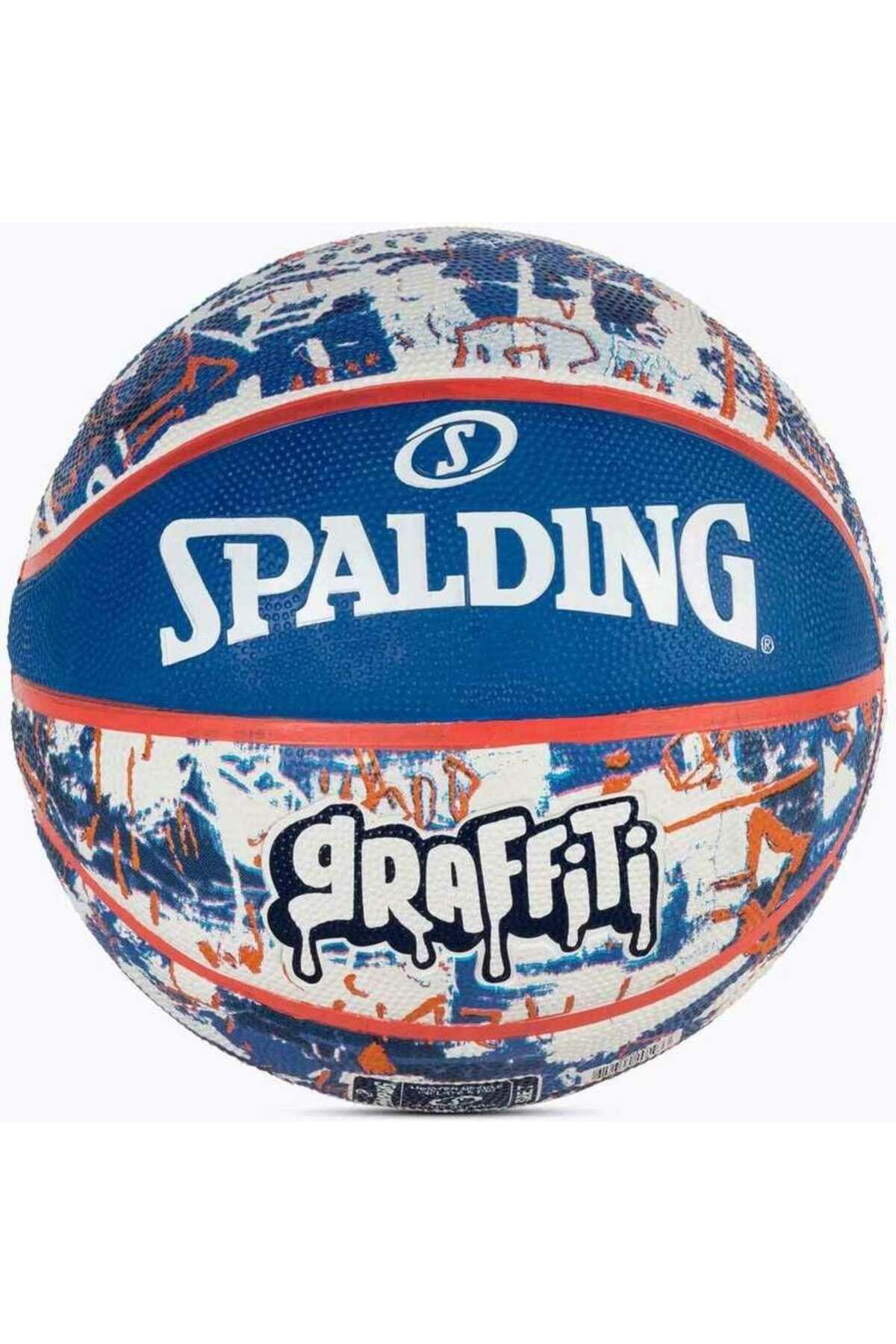 Spalding Blue Red Graffiti Sz7 2021 Basket Topu 84377z