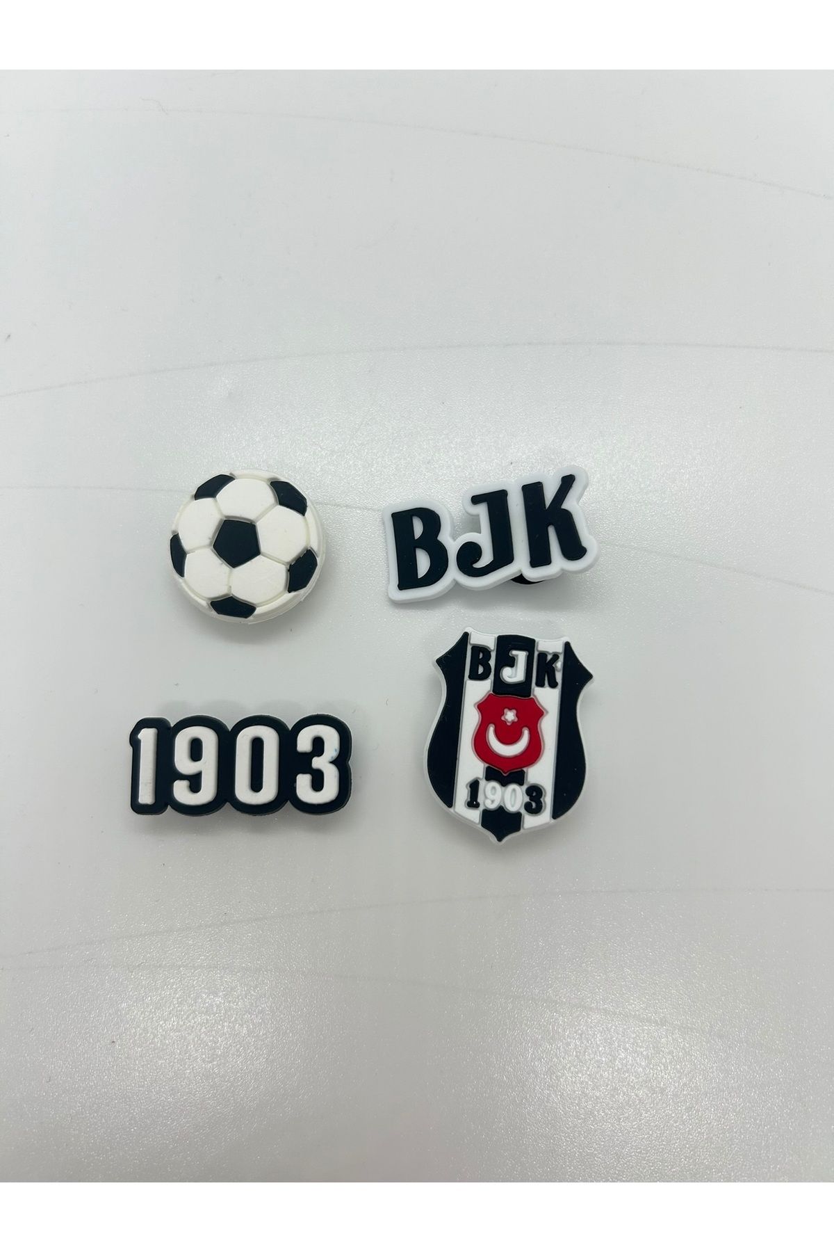 BUTİKSULTANS Terlik Süsü Figür Jibbitz Bjk Beşiktaş