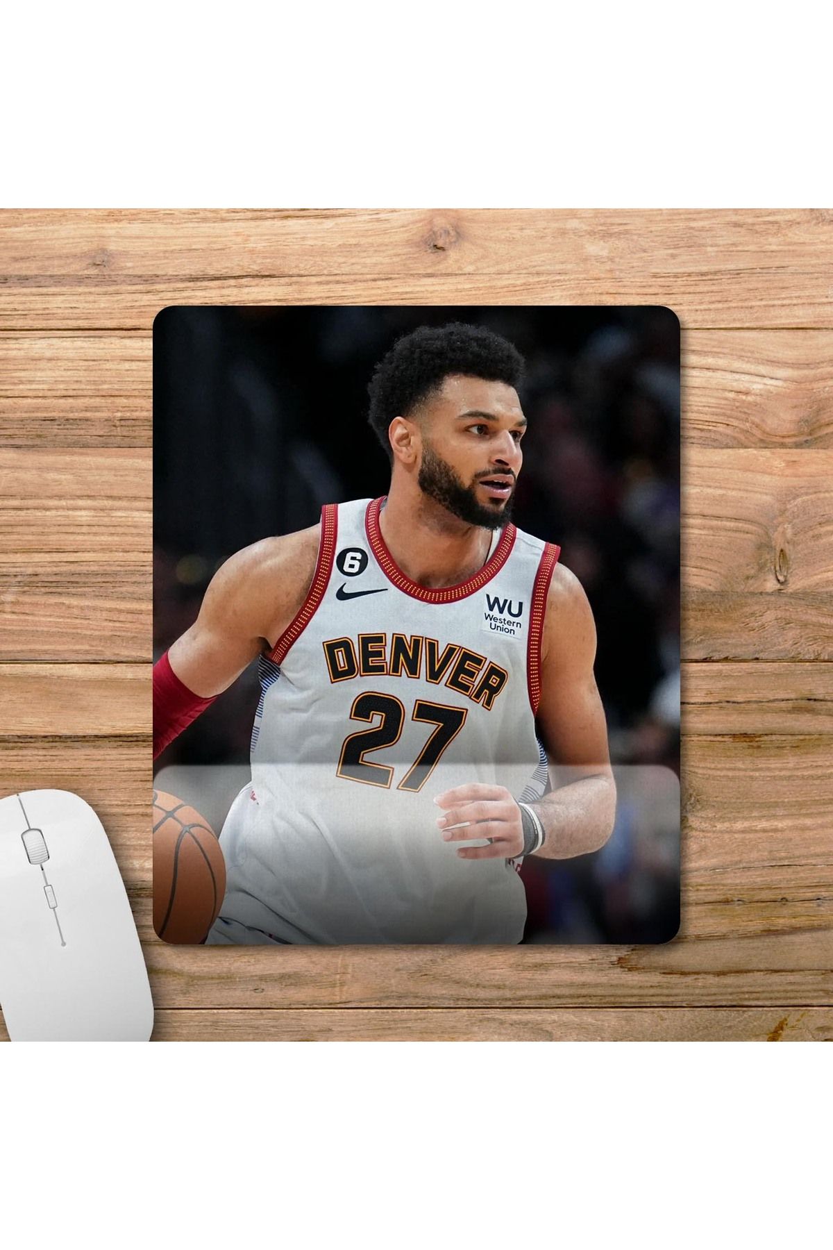 Pixxa Jamal Murray - Denver Nuggets - NBA Bilek Destekli Mousepad Model - 2