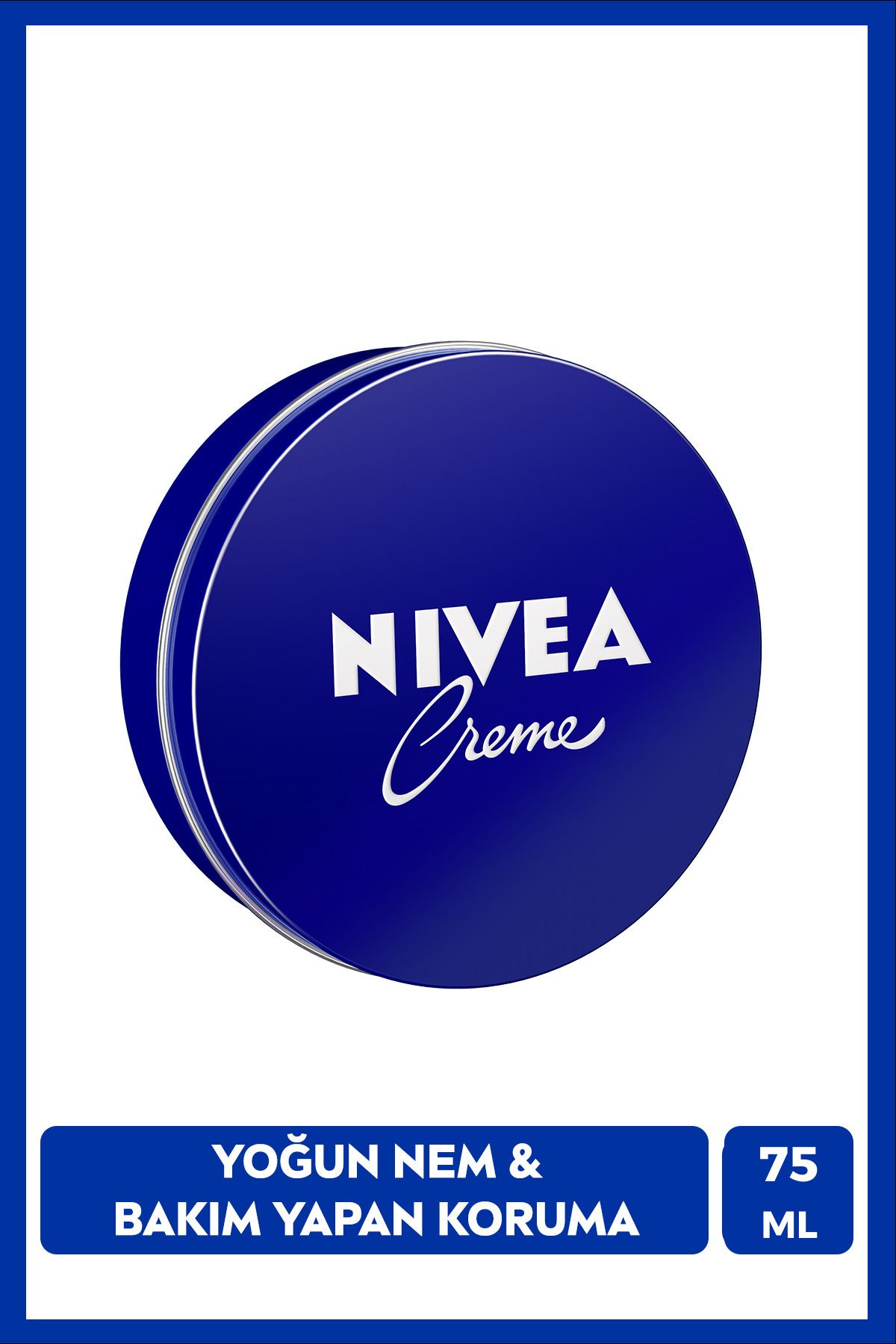 NIVEA Creme 75ml, Bakım Yapan Koruma, Uzun Süreli Yoğun Nemlendirici, El Yüz ve Vücut