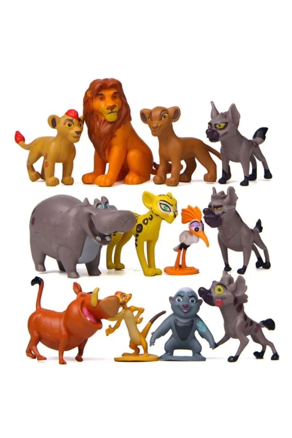 Kumik Aslan Koruyucular The Lion Guard 12 Parça Aslan Kral Mini Figür Oyuncak