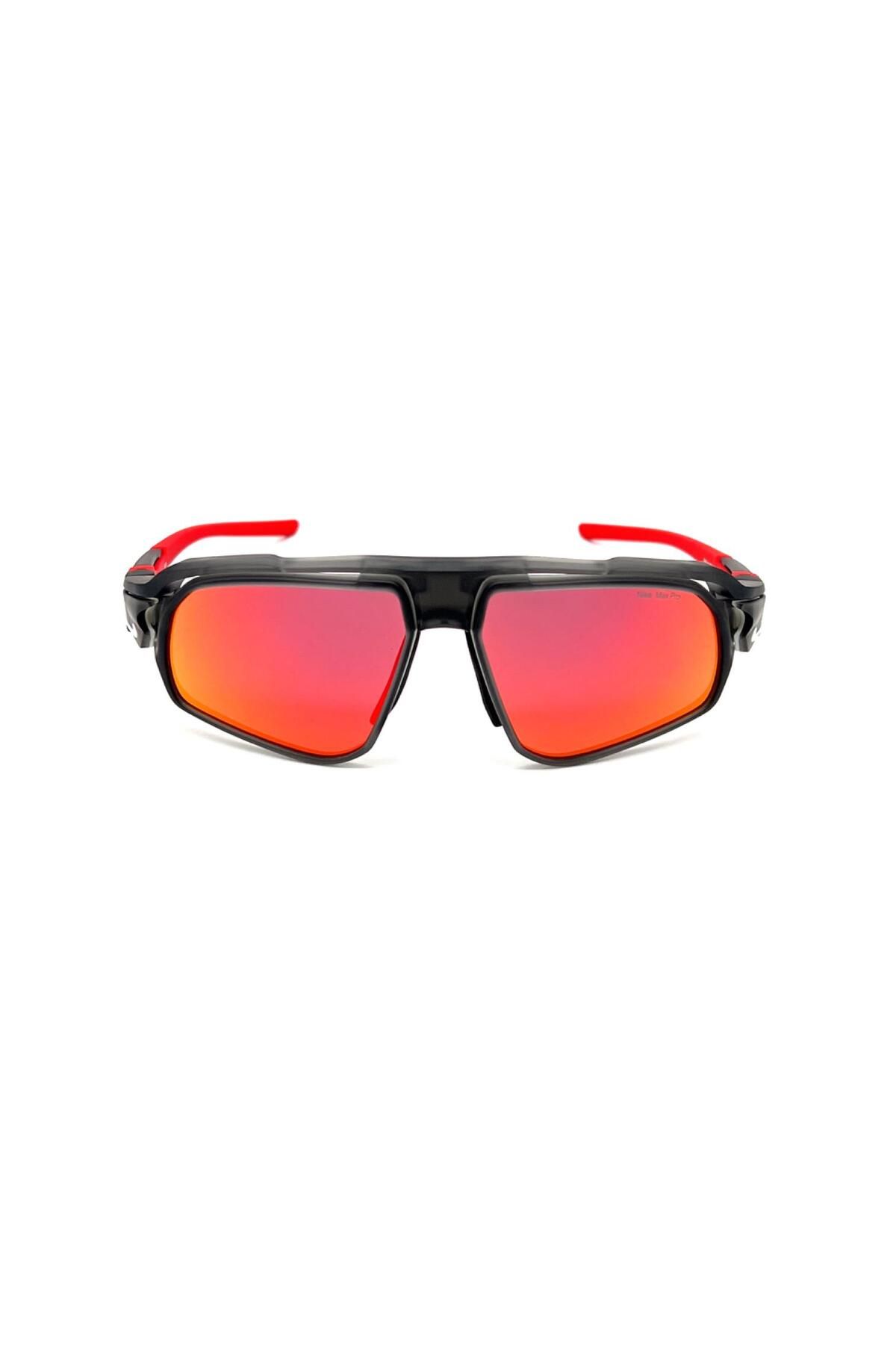 Nike Flyfree M FV2391 060 59 Outdoor Kırmızı Aynalı Değiştirilebilir Camlı Füme Güneş Gözlüğü