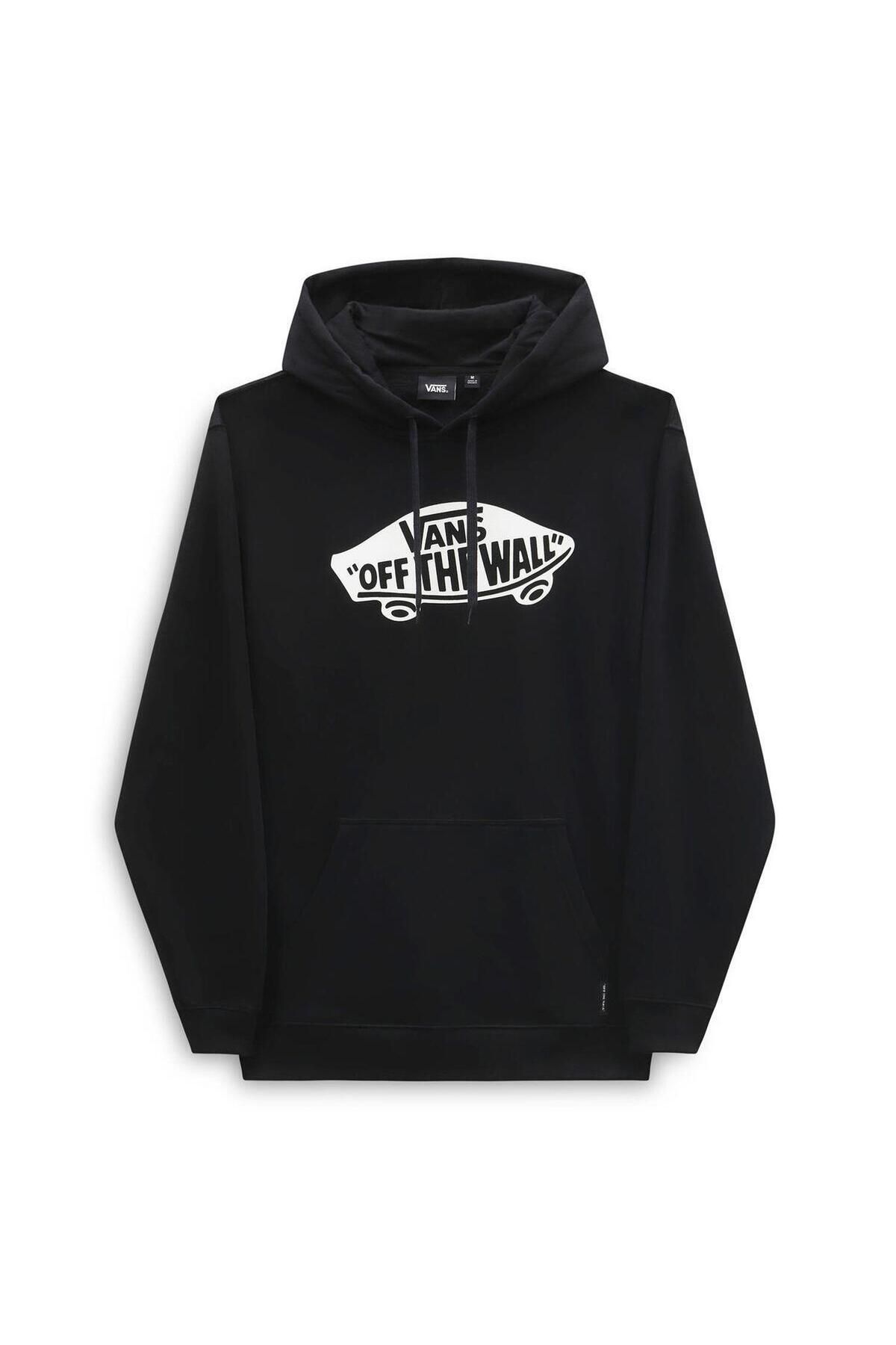 Vans CLASSIC OFF THE WALL HOODIE-B Erkek Sweat Shirt VN000FJ8BLK1 Siyah-M