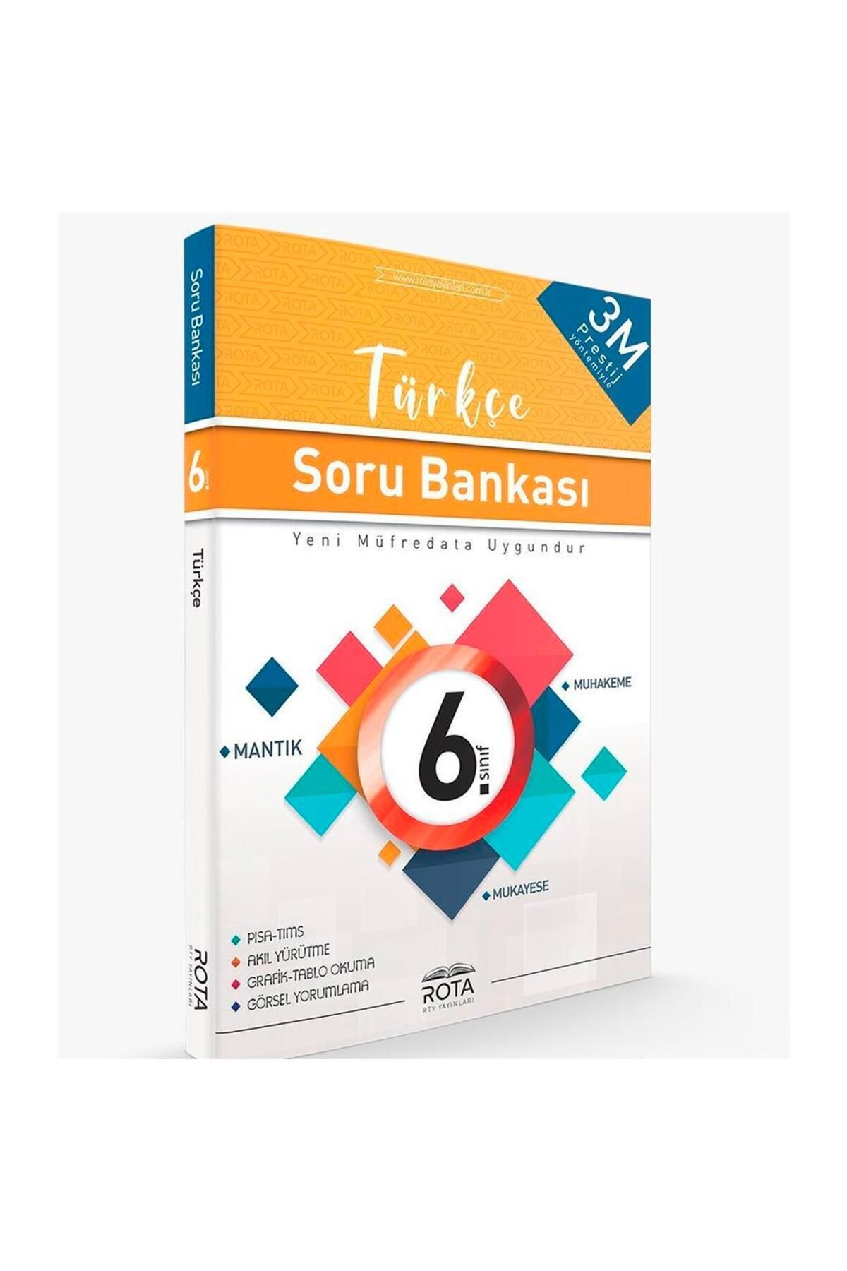 Rota Yayınları Rota Yayınları 6. Sınıf Türkçe 3m Prestij Soru Bankası