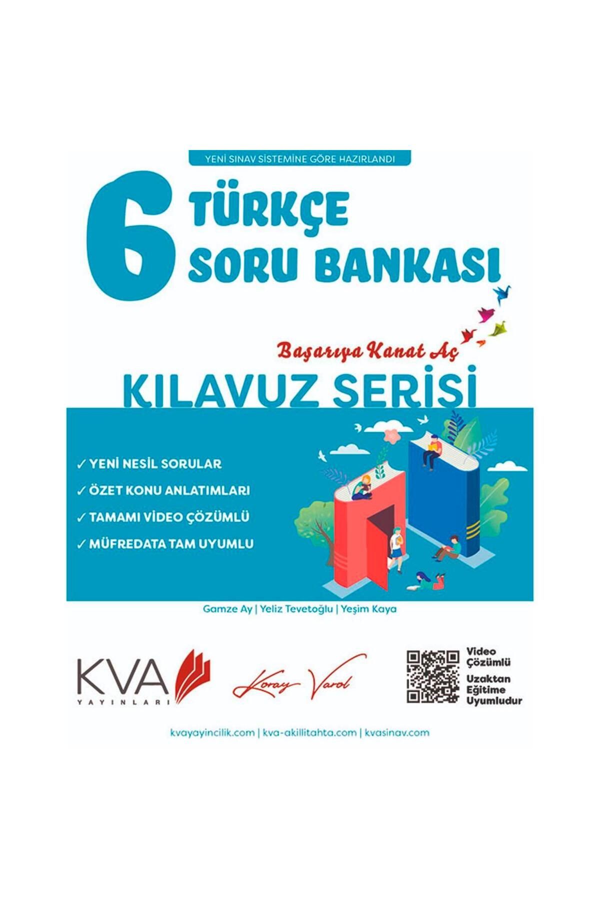 Koray Varol Akademi Yayınları Kva Yayınları 6.sınıf Türkçe Kılavuz Serisi Soru Bankası