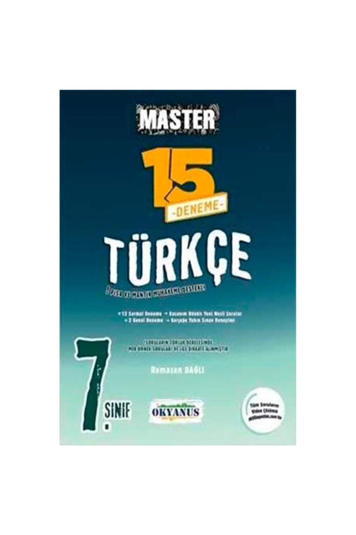 Okyanus Yayınları Okyanus Yayınları 7. Sınıf 15 Türkçe Master Denemesi