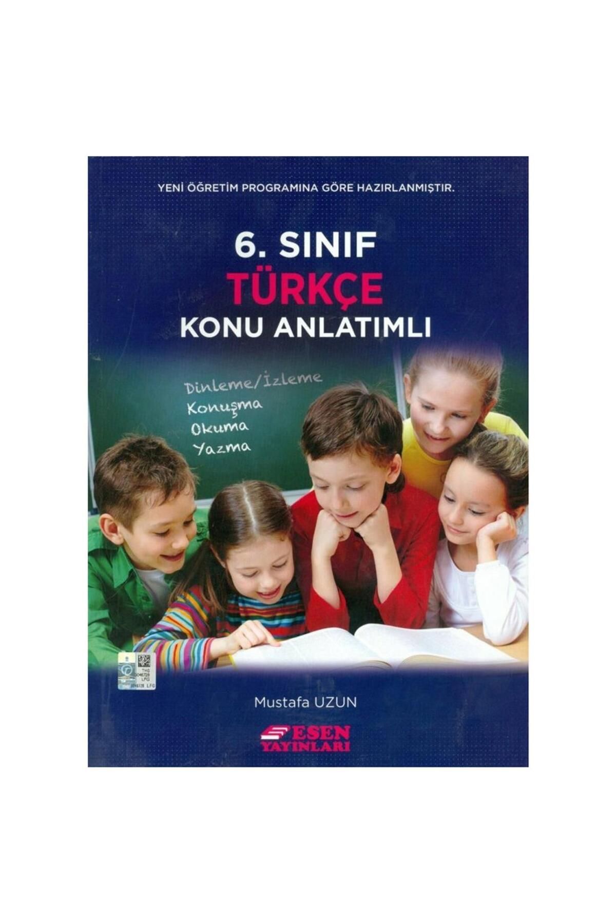 Esen Yayınları 6. Sınıf Türkçe Konu Anlatımlı Klp