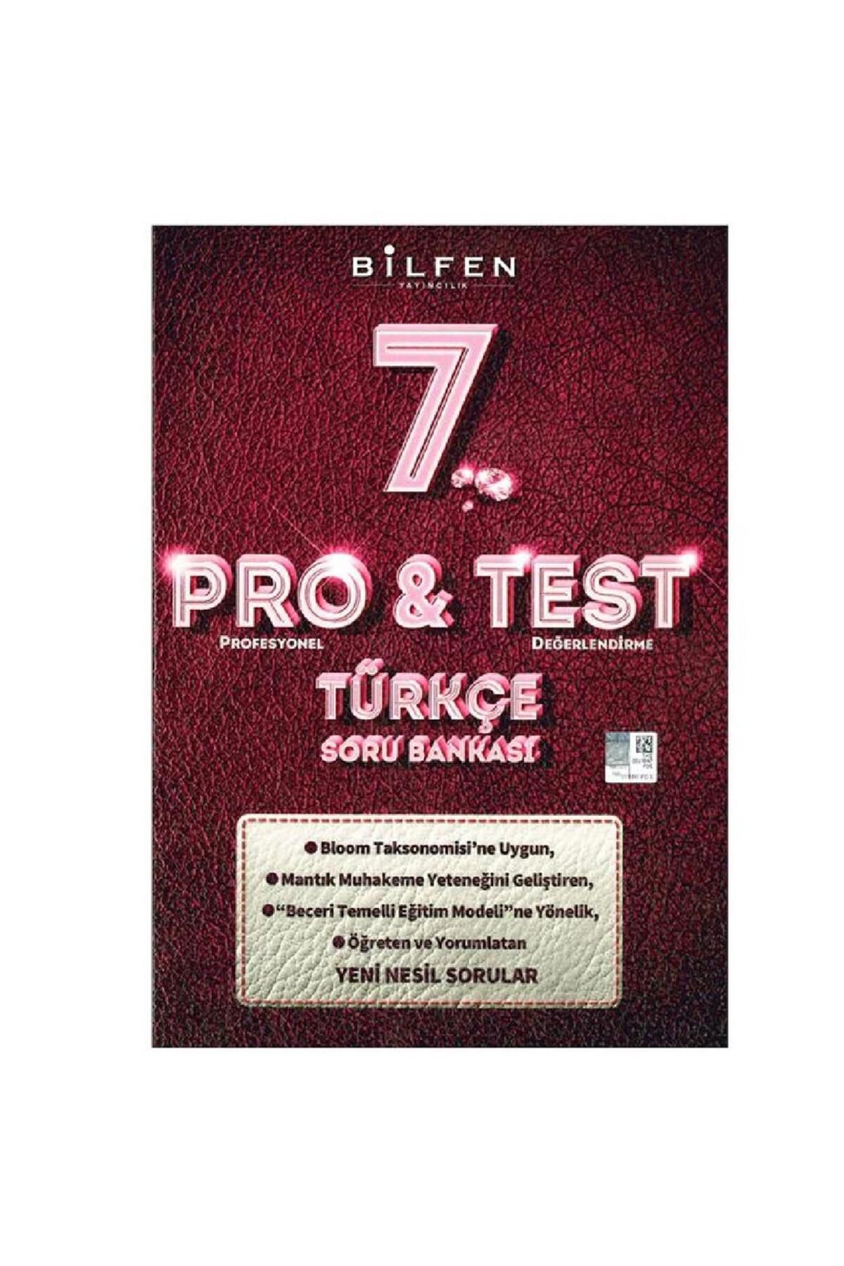 Bilfen Yayıncılık Bilfen Yayınları 7. Sınıf Türkçe Pro&test Soru Bankası