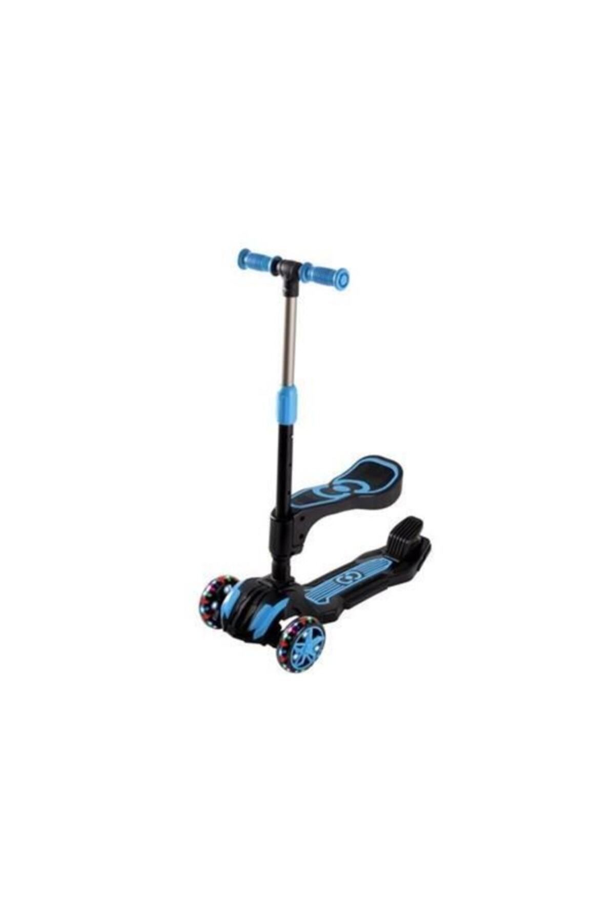 Furkan Cool Wheels Combo Oturaklı Scooter Mavi