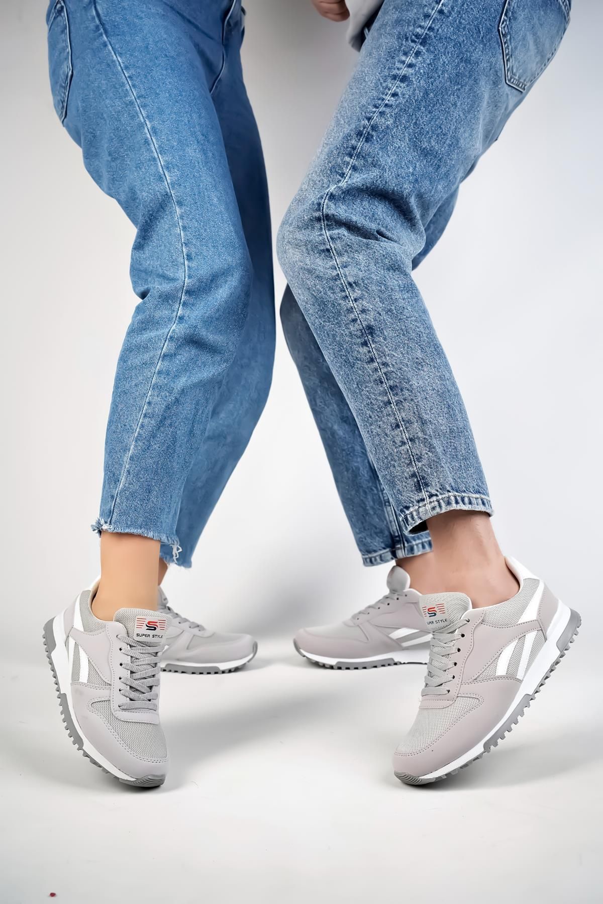 Muggo Elvis Unisex Ortopedik Günlük Garantili Yürüyüş Koşu Sneaker Spor Ayakkabı
