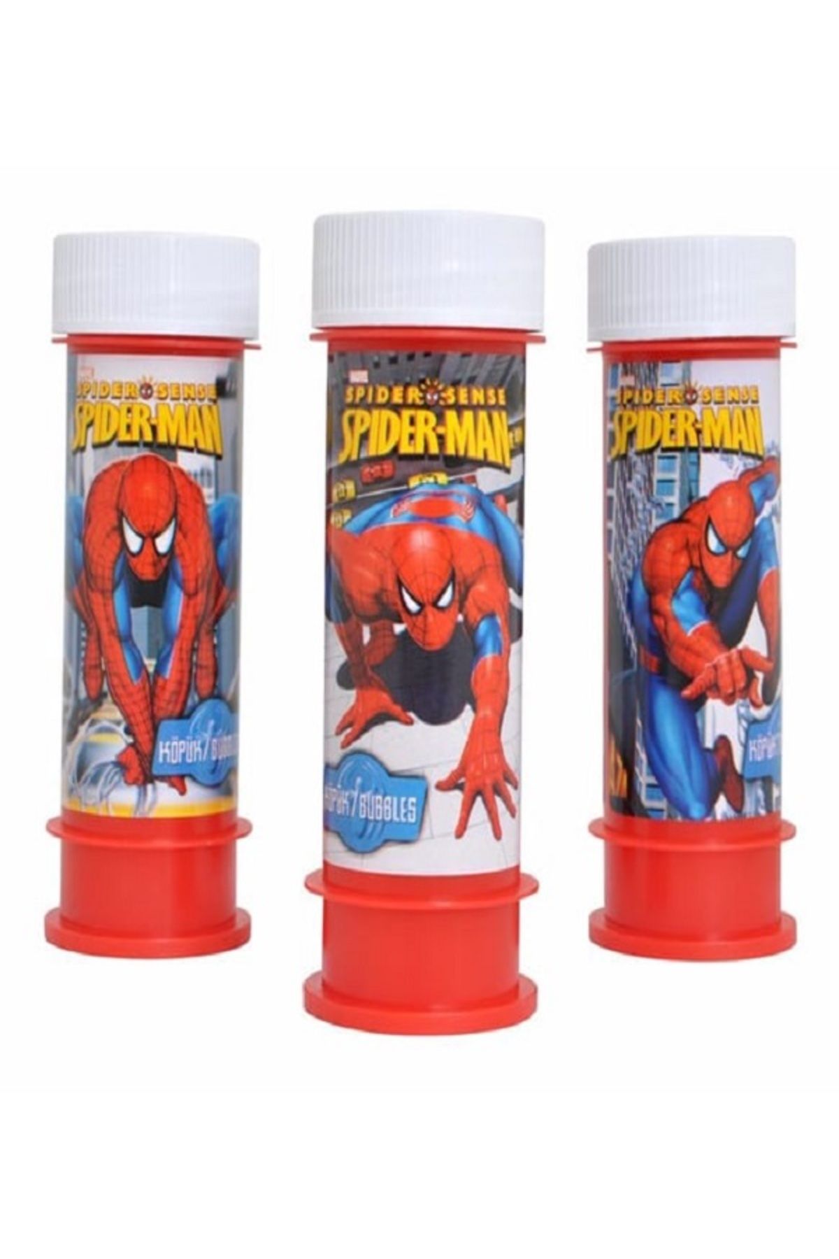 Kazanabil Spiderman Baskılı Köpük Baloncuk Çıkaran Oyuncak 1 Adet