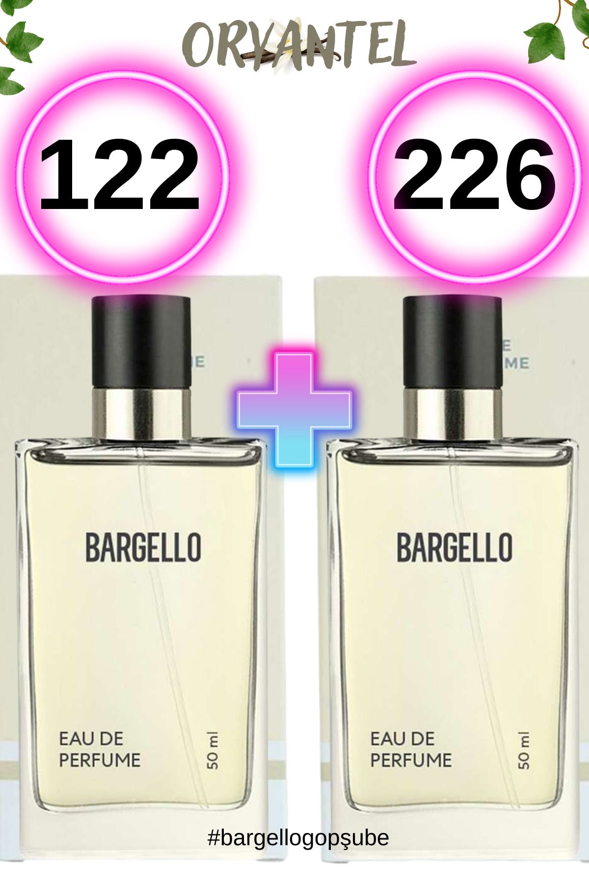 Bargello Kadın Parfüm Seti 122 Oriental 226 Oriental 50 ml Edp