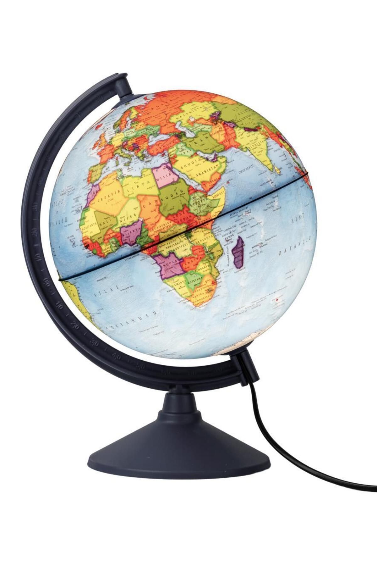 Smartfox Gürbüz IŞIKLI Küre - Siyasi Dünya Küresi 20 cm Yerküre - 47203