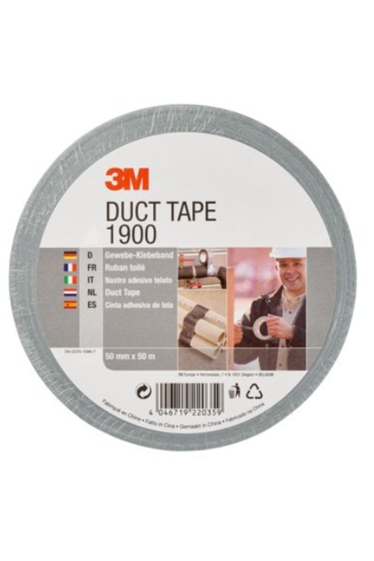 3M 1900 Duct Tape Tamir Bandı 50mmx50mt