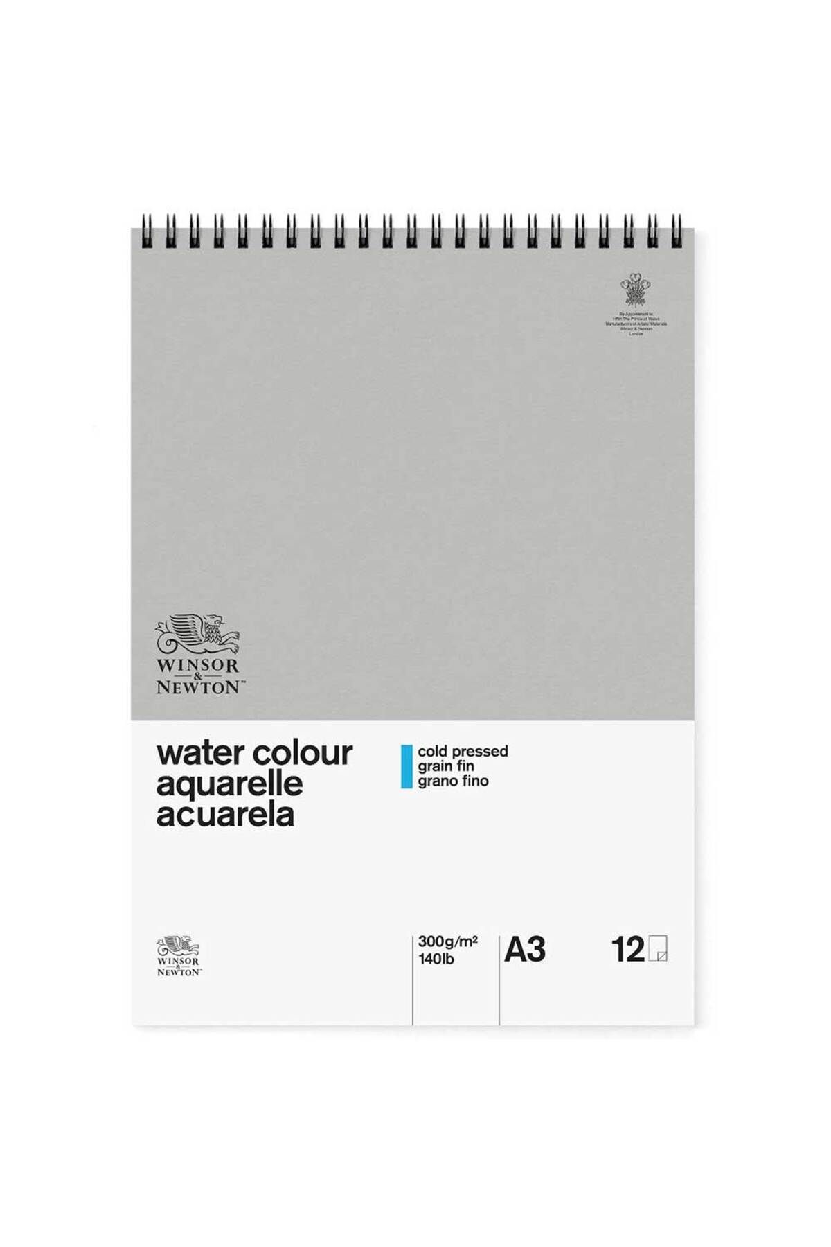 Winsor Newton W&N Classic Watercolour Pad Cold Pressed 300gr Spiralli Sulu Boya Bloknotu 12 Sayfa A3 (29.7x42cm)