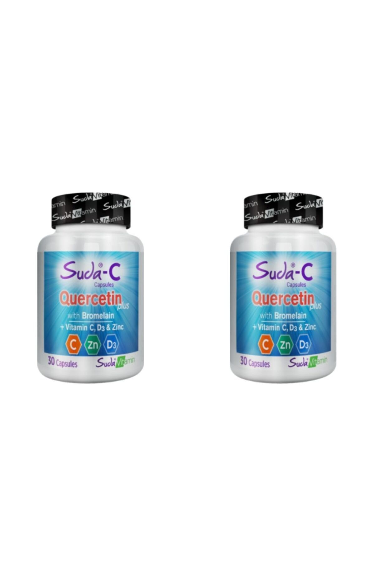 Suda Vitamin Suda-C Quercetin Plus 30 Kapsül 2 Adet