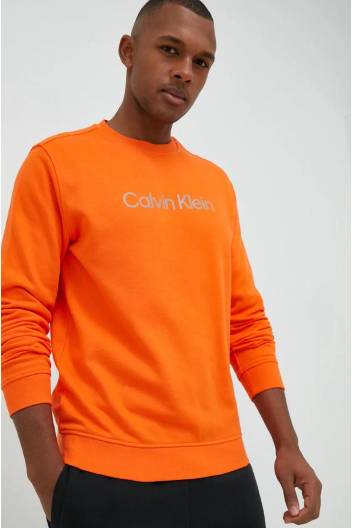 Calvin Klein Organic Cotton Performance Track Sweatshirt