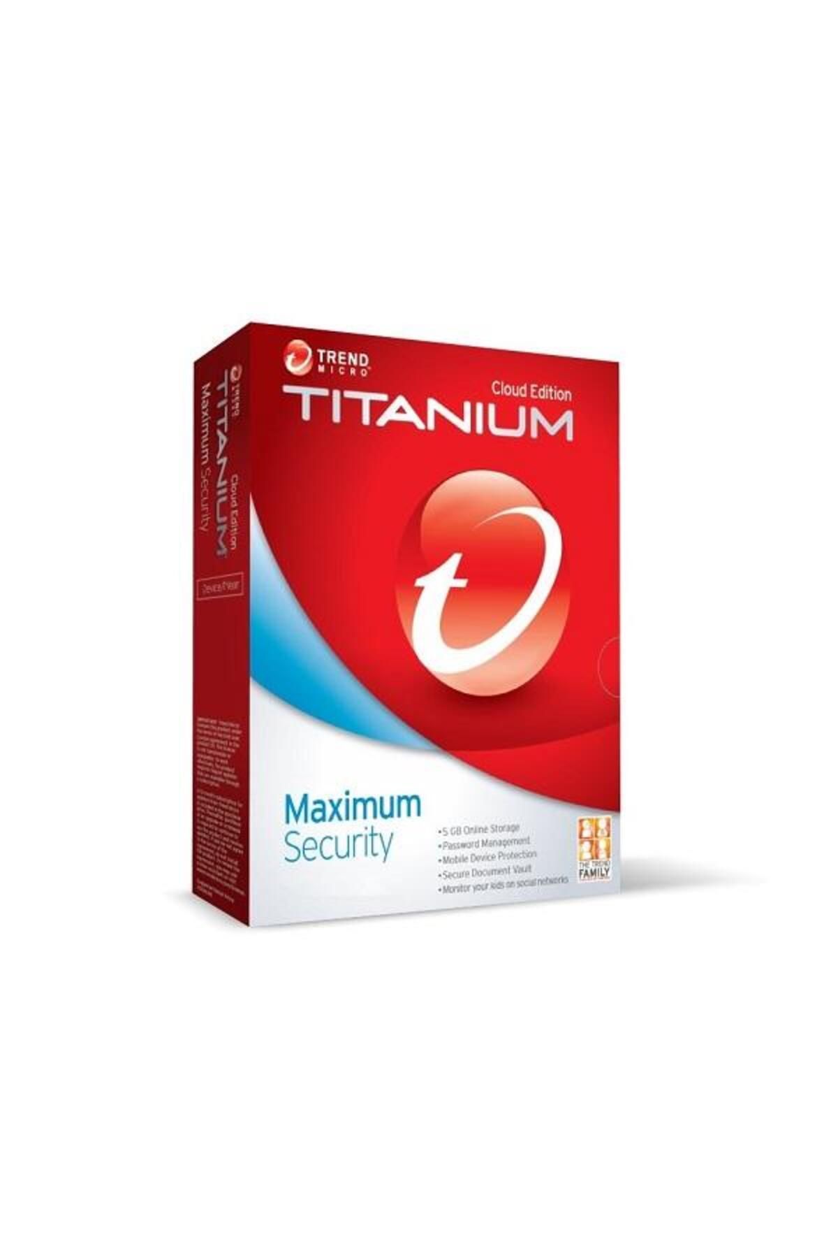 TREND MICRO Titanium Internet Security 1 Pc 1yıl Yıl