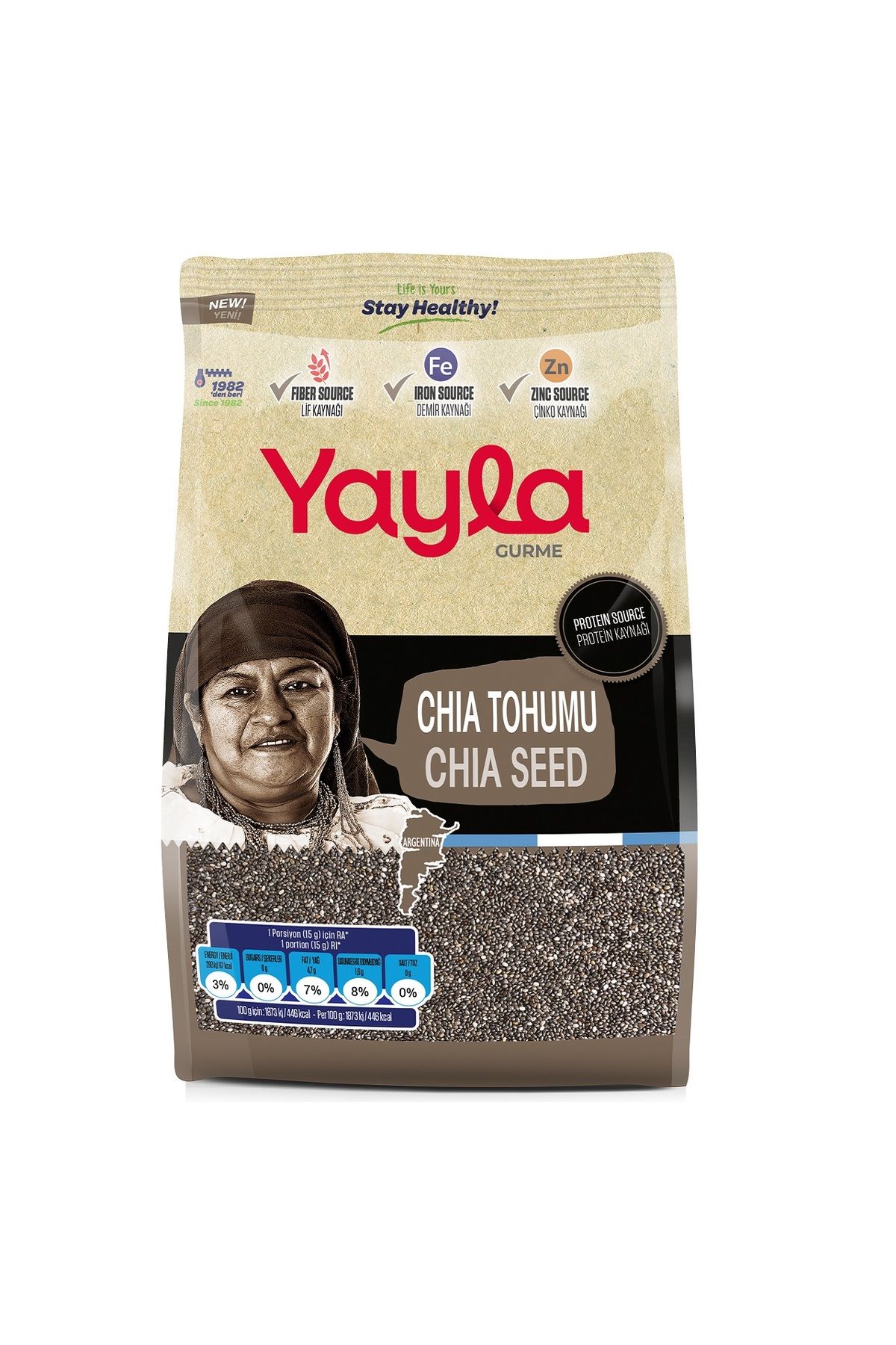 Yayla Gurme Chia Tohumu 500 gr