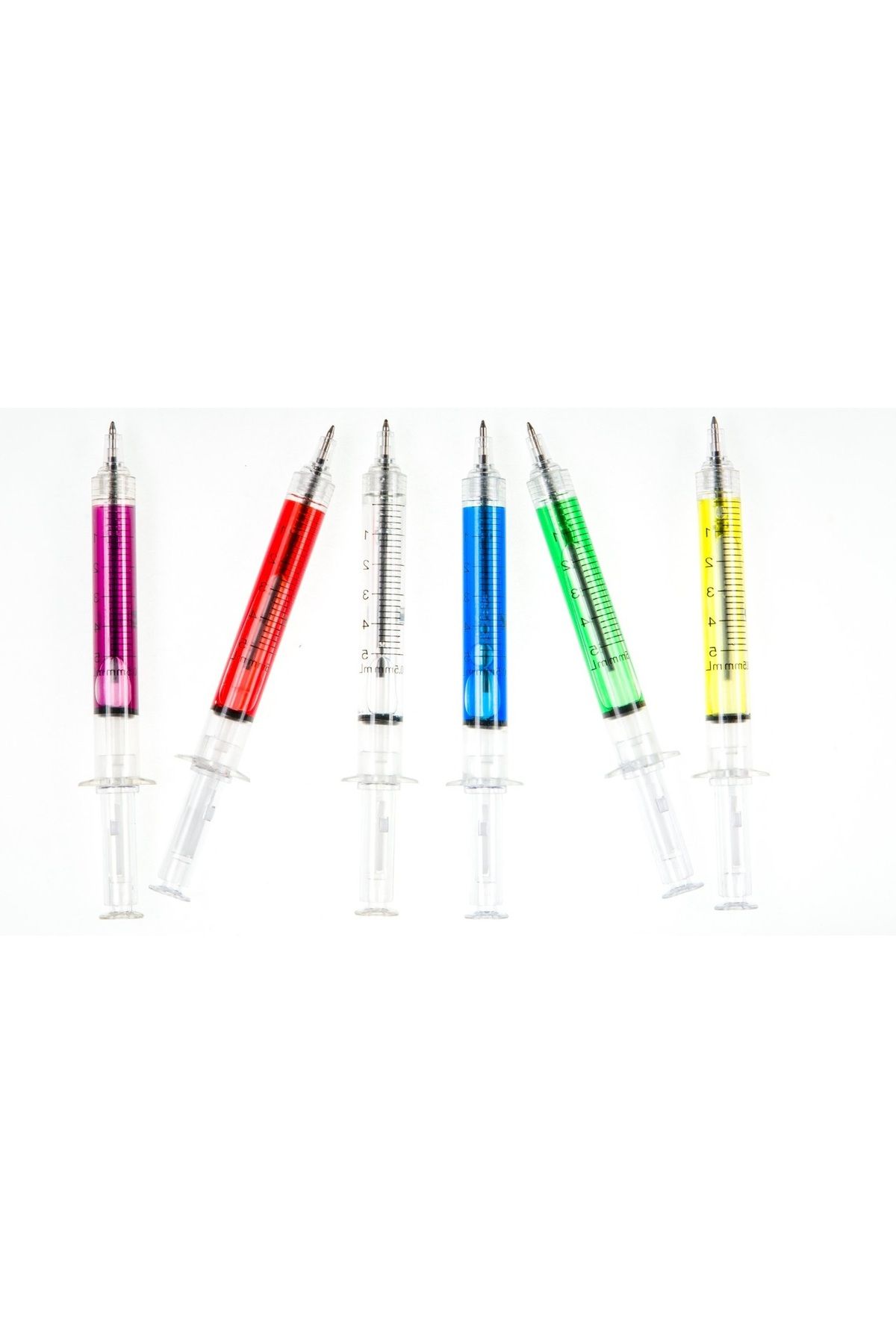 pro ithalat Şırınga Şeklinde Tükenmez Kalem Syringe Pen