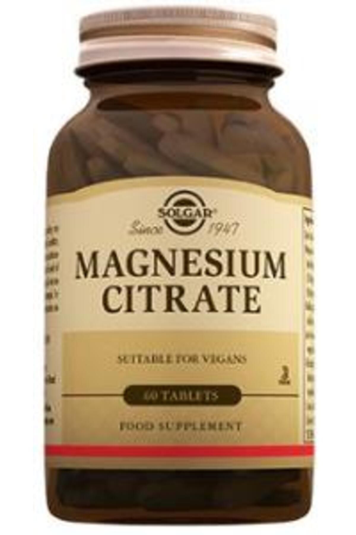 Solgar Magnesium Citrate 200 Mg 60 Tablet Mineral