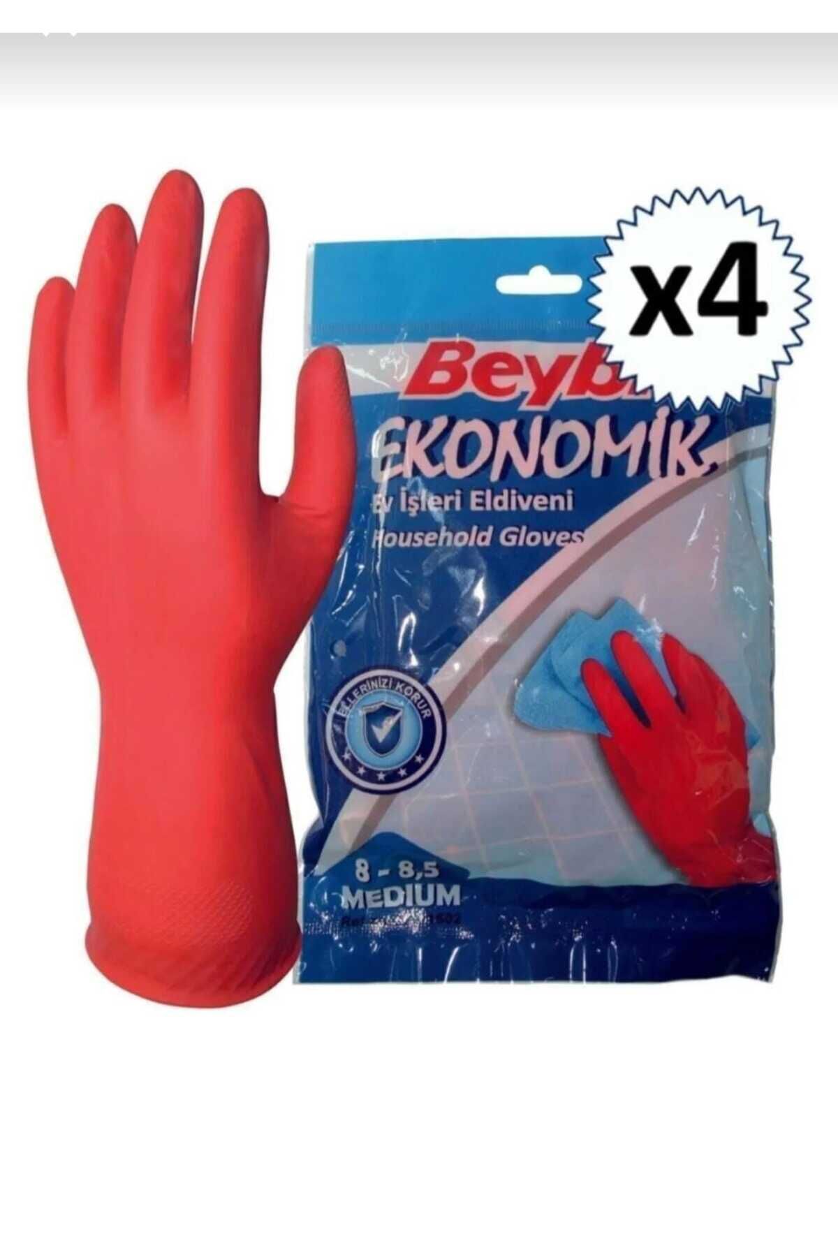 BEYBİ bulaşık eldiveni medium 8-8.4 (4 çift)