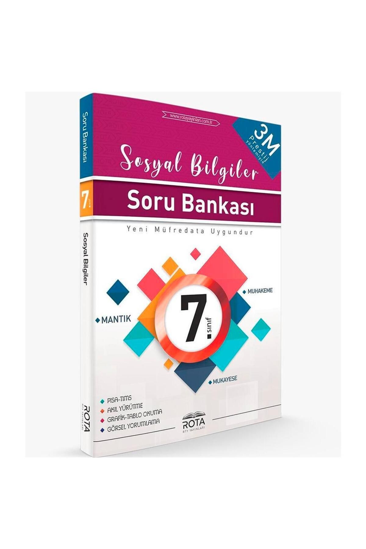 Rota Yayınları Rota Yayınları 7. Sınıf Sosyal Bilgiler 3m Prestij Soru Bankası