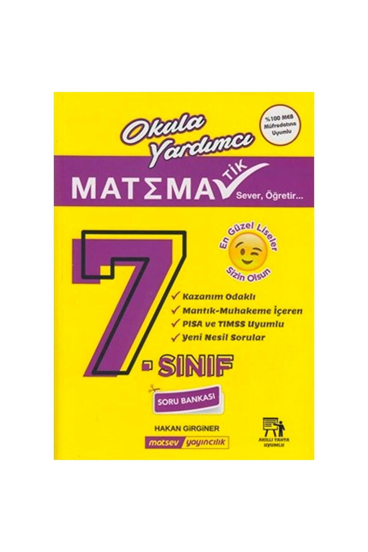 Matsev Yayıncılık Matsev 7.sınıf Matematik Okula Yardımcı Soru Bankası