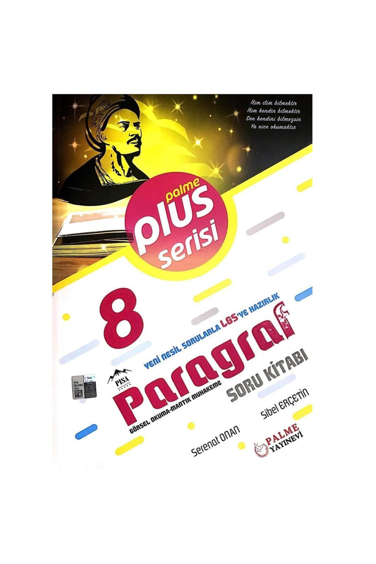 Palme Yayınevi Yayınları 8.sınıf Lgs Plus Paragraf Soru Kitabı