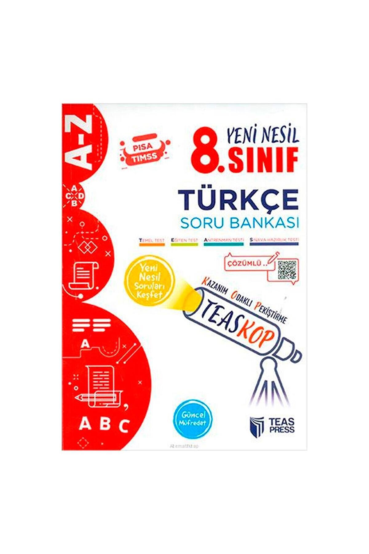 Teas Press Yayınları Yayınları 8. Sınıf Türkçe Teaskop Yeni Nesil Soru Bankası