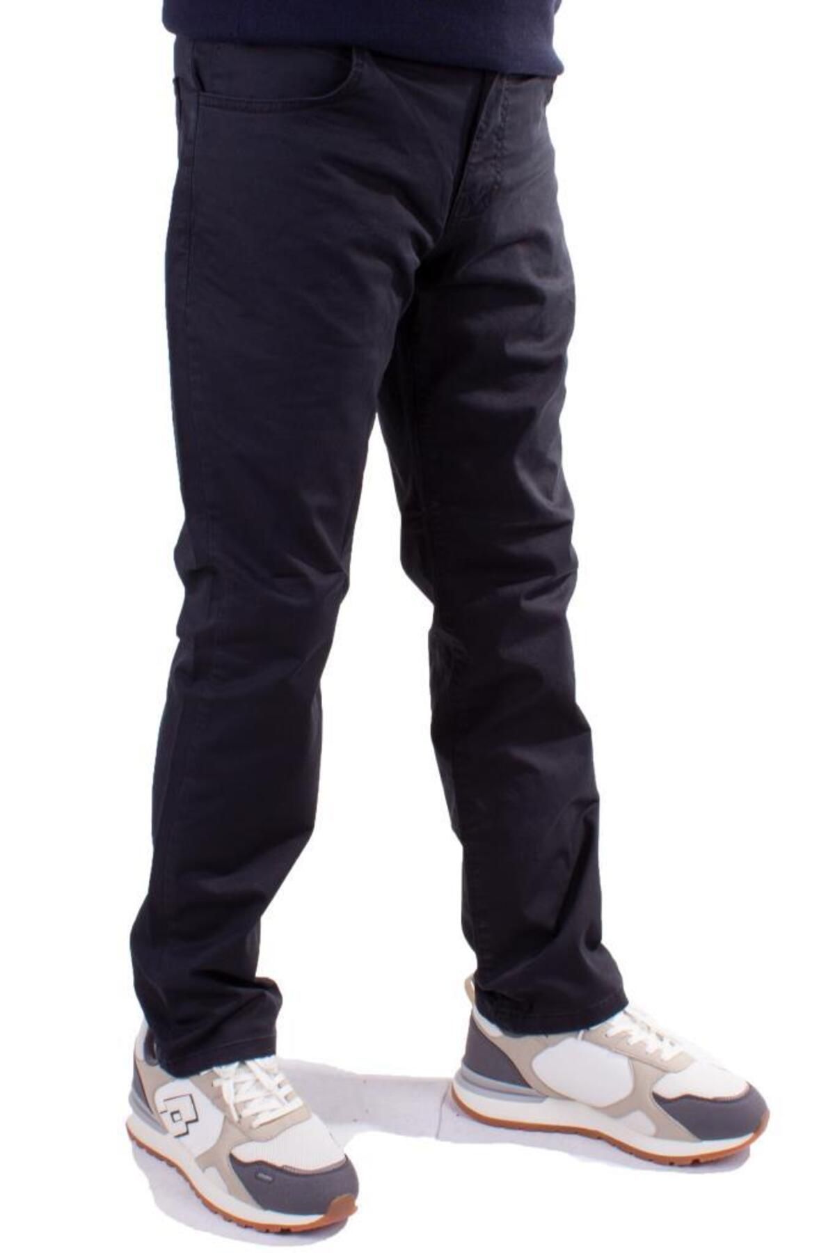 Twister Jeans Twister Vegas 738 Siyah Yüksek Bel Rahat Paça Erkek Kanvas Pantolon