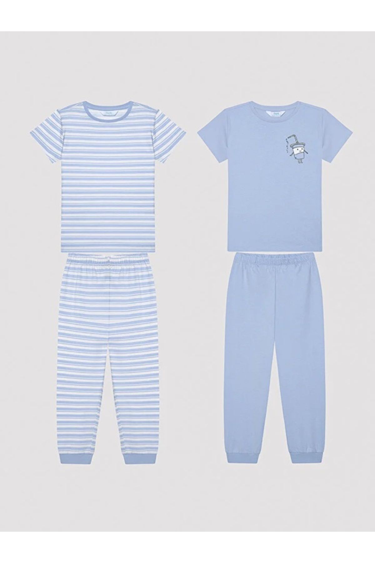 Penti Erkek Çocuk Stripe Çok Renkli 2li Pijama Takımı