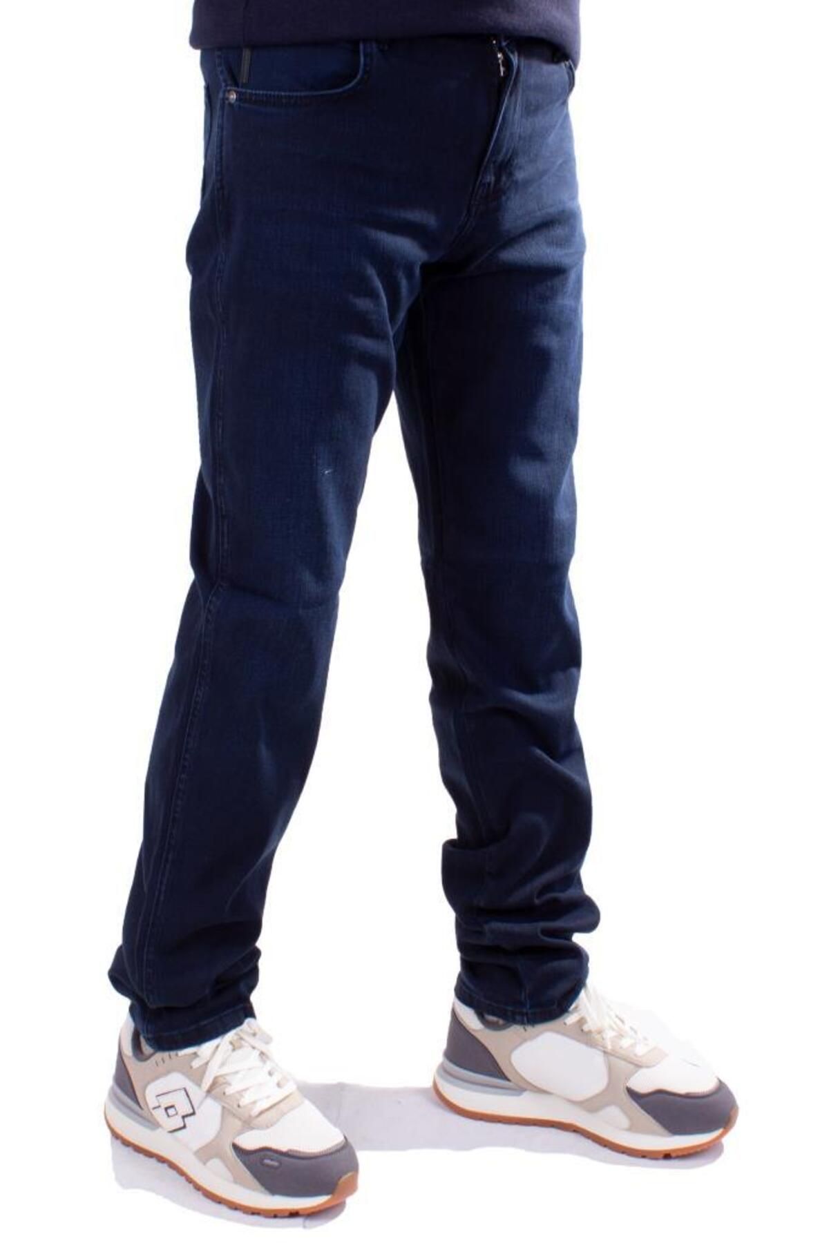 Twister Jeans Twister Vegas 132-282 Lacivert Yüksek Bel Rahat Paça Erkek Jeans Pantolon