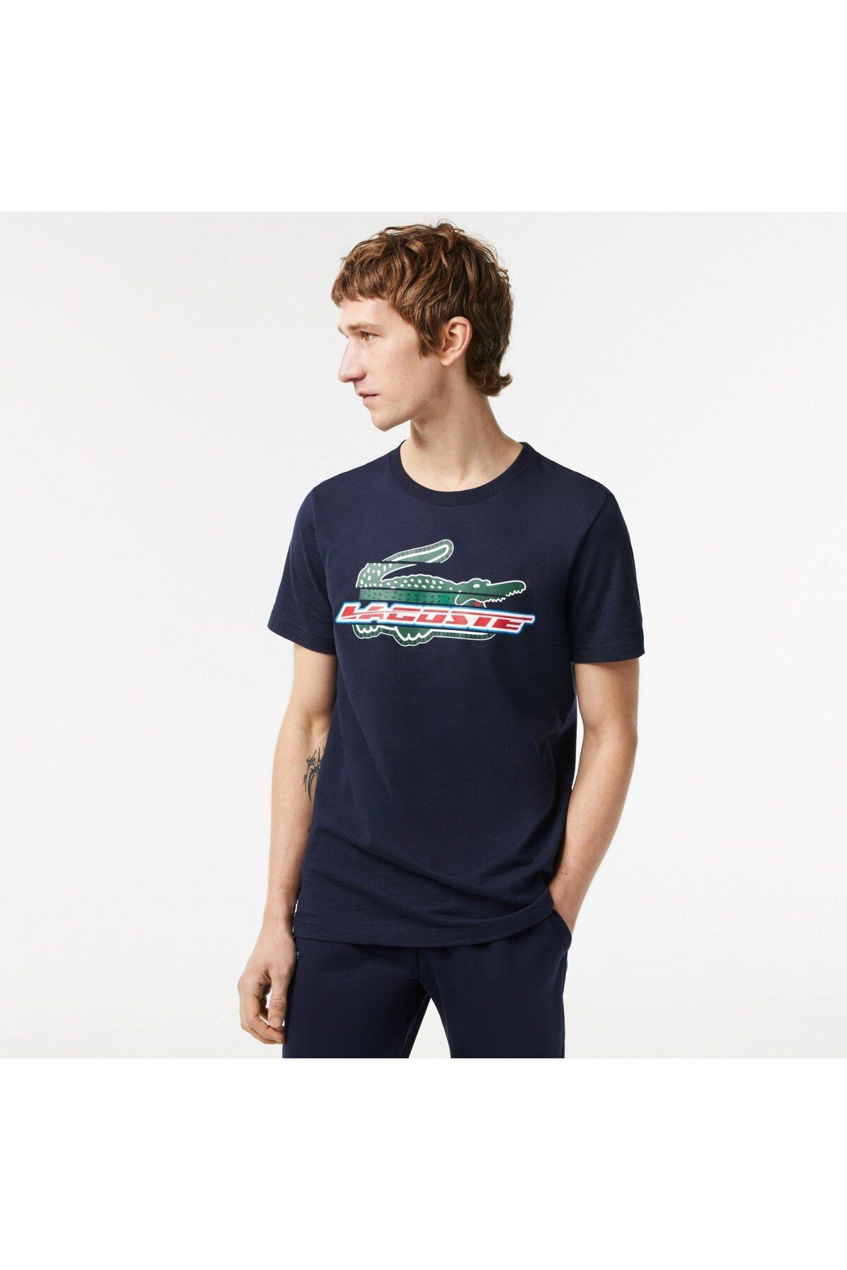 Lacoste Erkek Sport Regular Fit Organic Cotton T-shirt TH5156-166