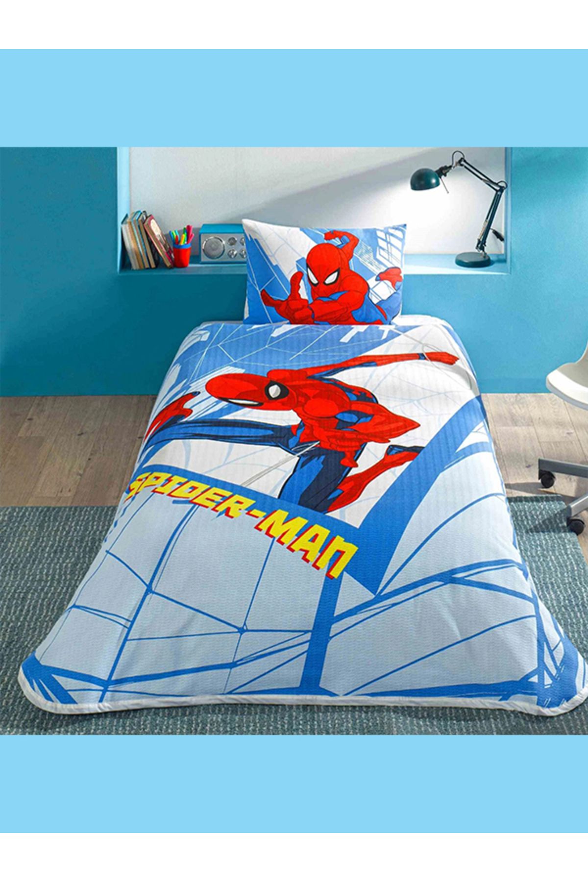 Taç Lisanslı Pike Takımı Spiderman Gate Tek Kişilik