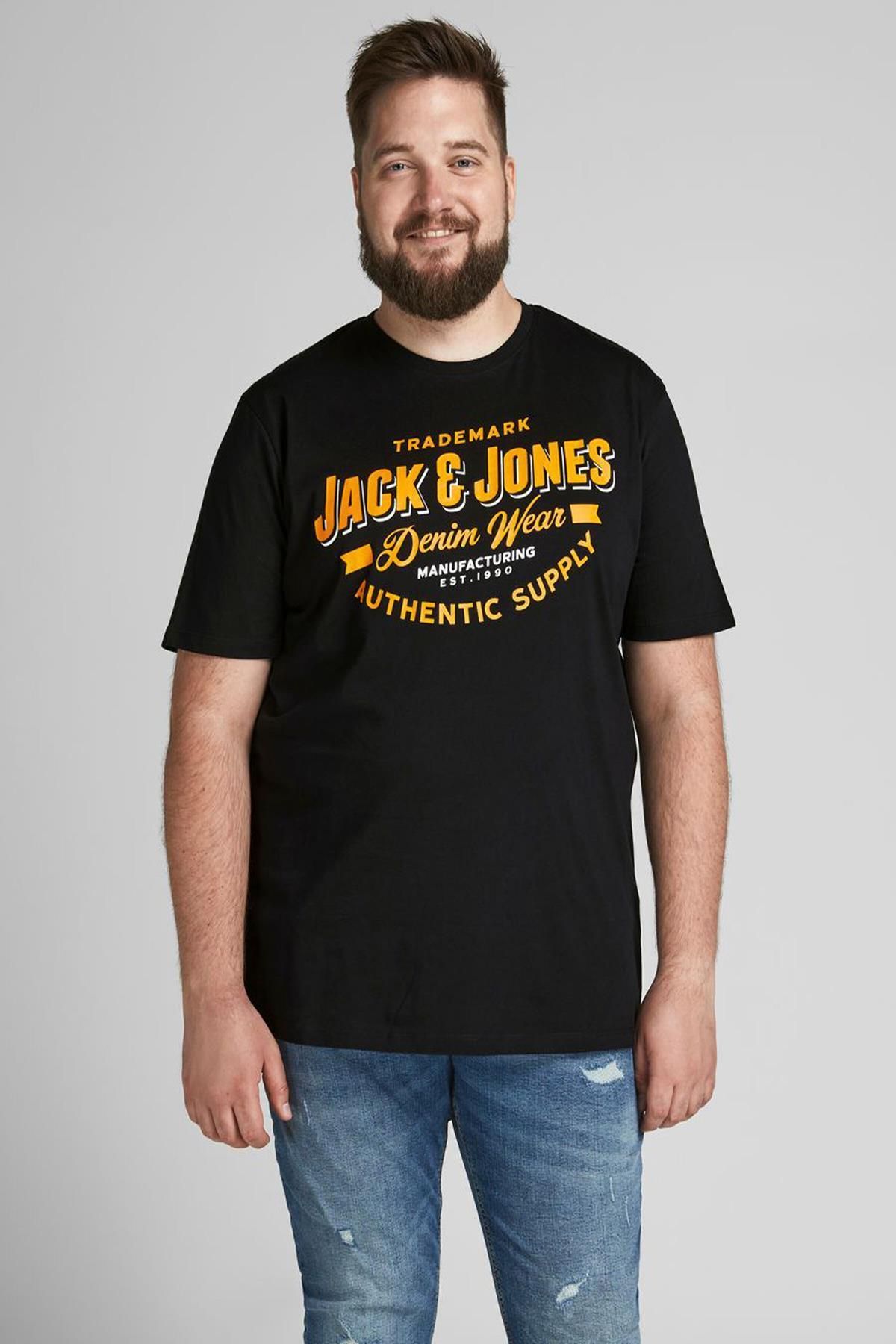 Jack & Jones Jack&jones 12193090 Trademark Jack&jones Yazı 0 Yaka K.kol T