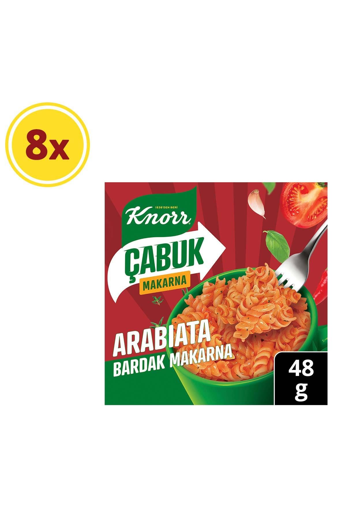 Knorr Çabuk Bardak Makarna Arabiata 48g X8 Adet