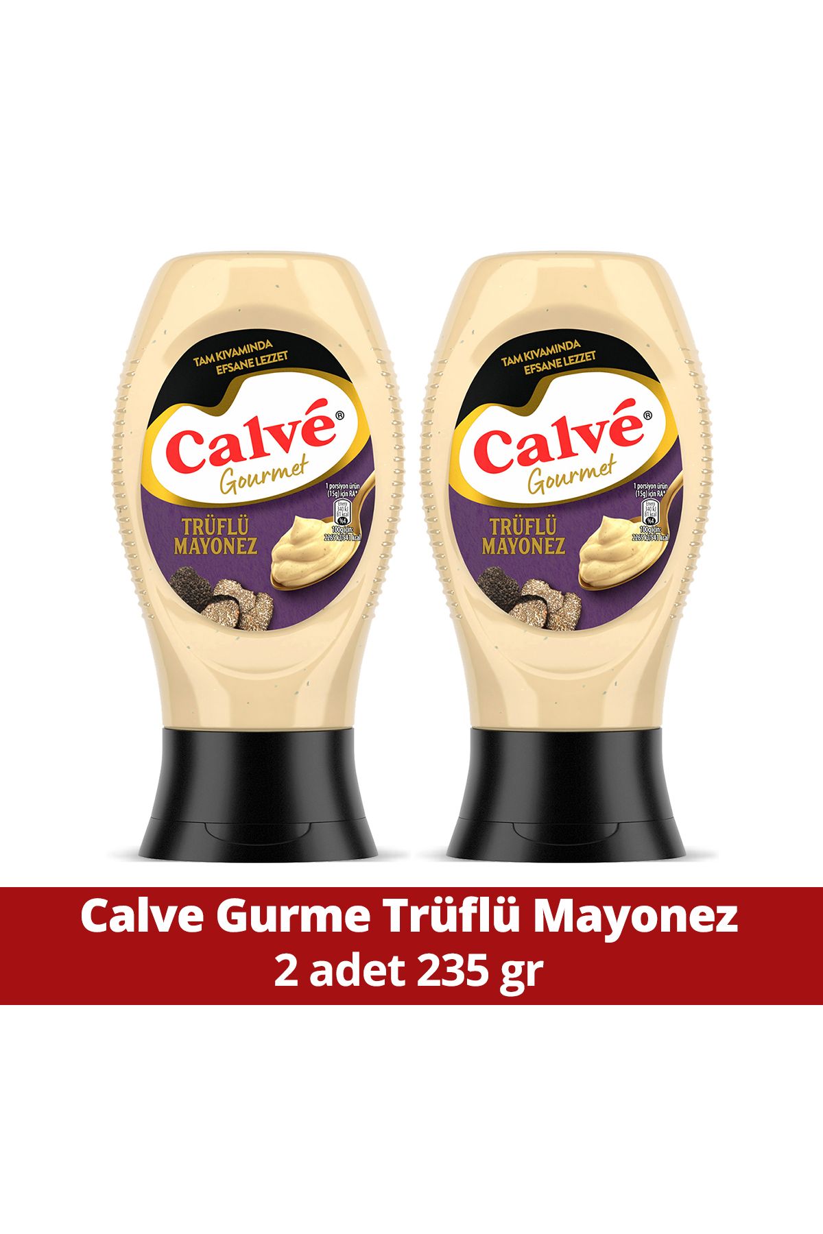 Calve Gurme Mayonez Serisi Trüflü Mayonez 235g X2 Adet