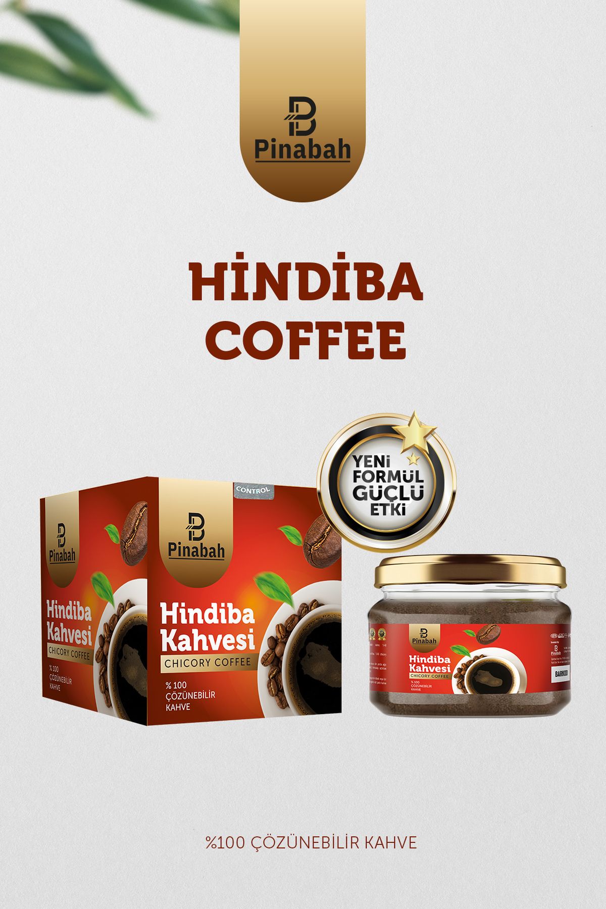 pinabah Hindiba Kahvesi Detox Kahve 1 Aylık - (60 KULLANIM) Net 150gr