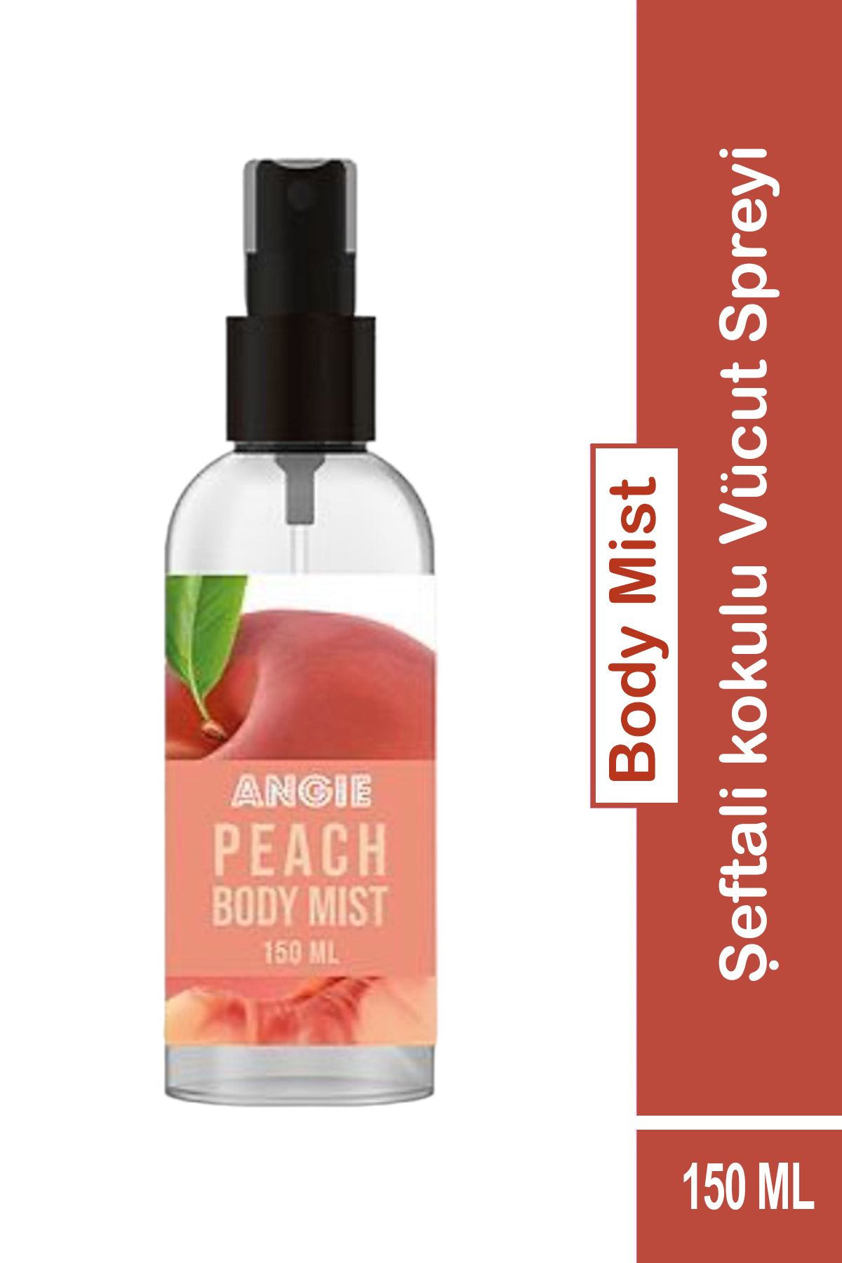 Angie Meyveler Vücut Spreyi Body Mist - 150ml Peach Şeftali