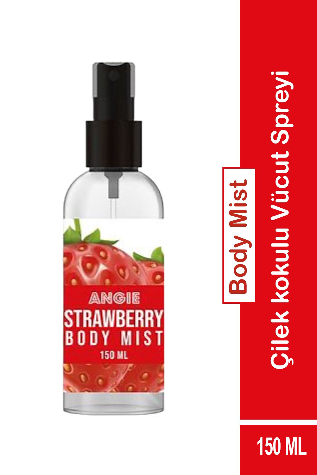 Angie Meyveler Vücut Spreyi Body Mist - 150ml Strawberry Çilek