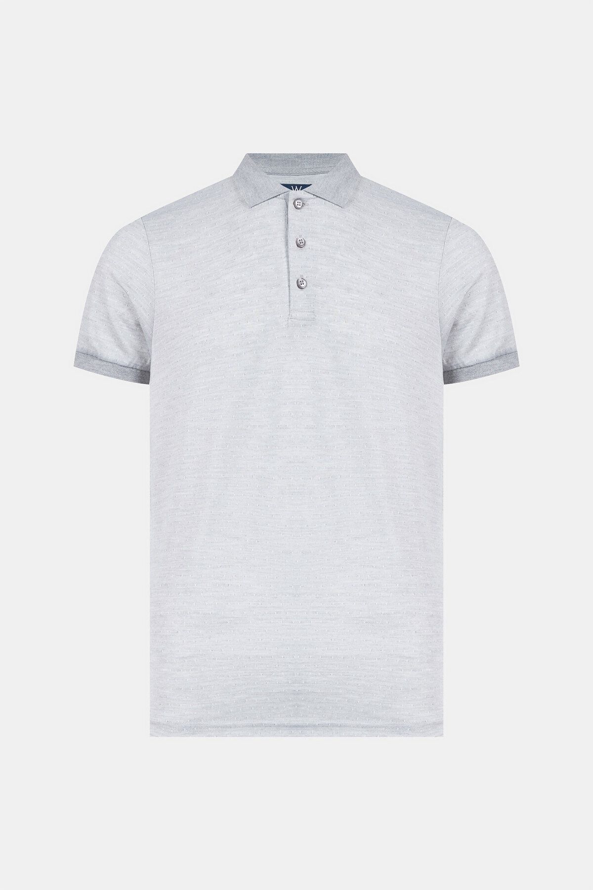 W Collection Gri Polo Yaka T-shırt