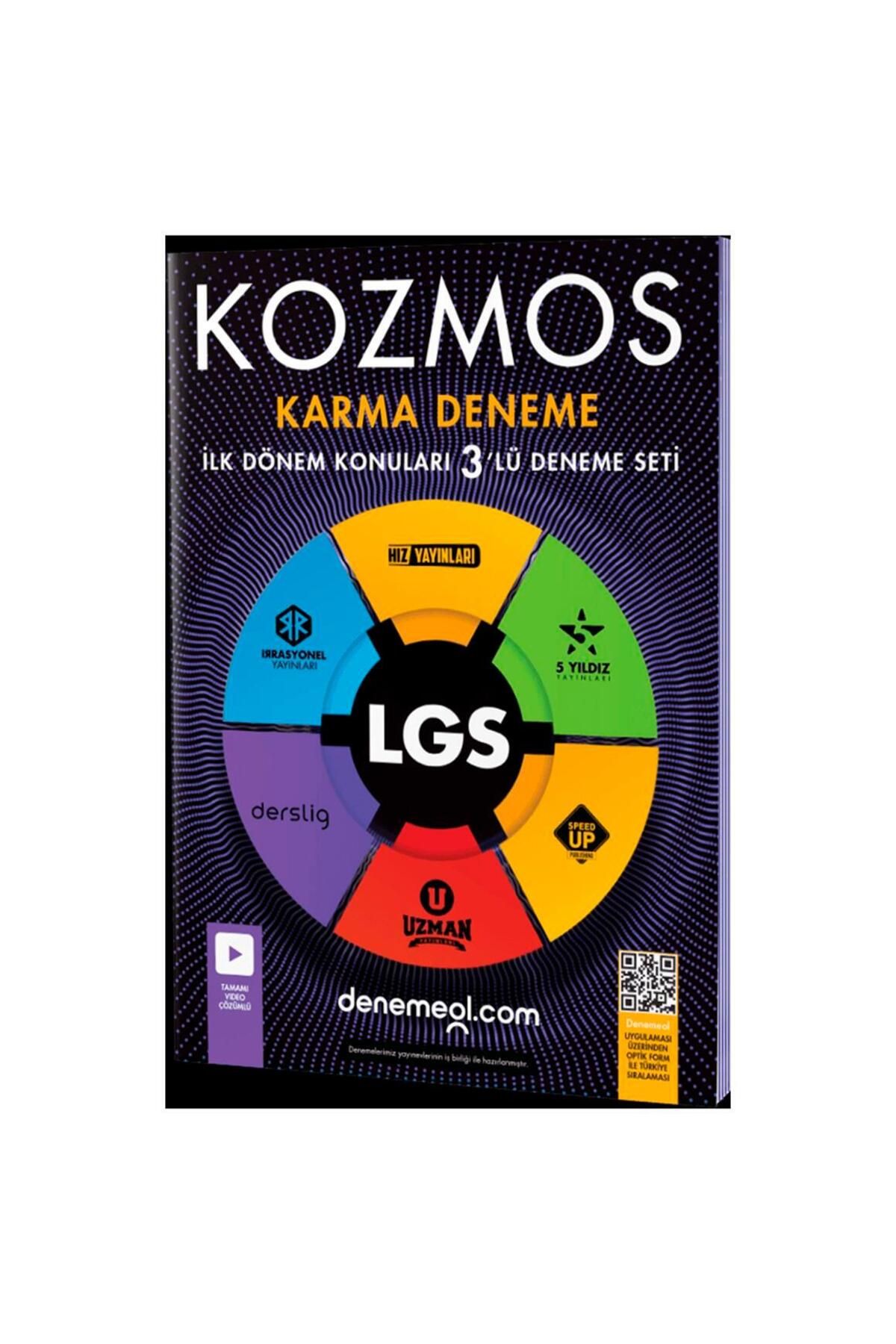 Hız Yayınları Hız Yayınları 8. Sınıf Lgs 1. Dönem Kozmos Karma 3'lü Deneme Seti