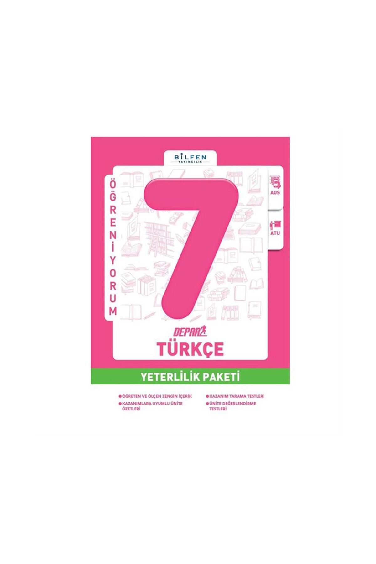 Bilfen Yayıncılık Bilfen Yayınları 7.sınıf Türkçe Depar Yeterlilik Paketi