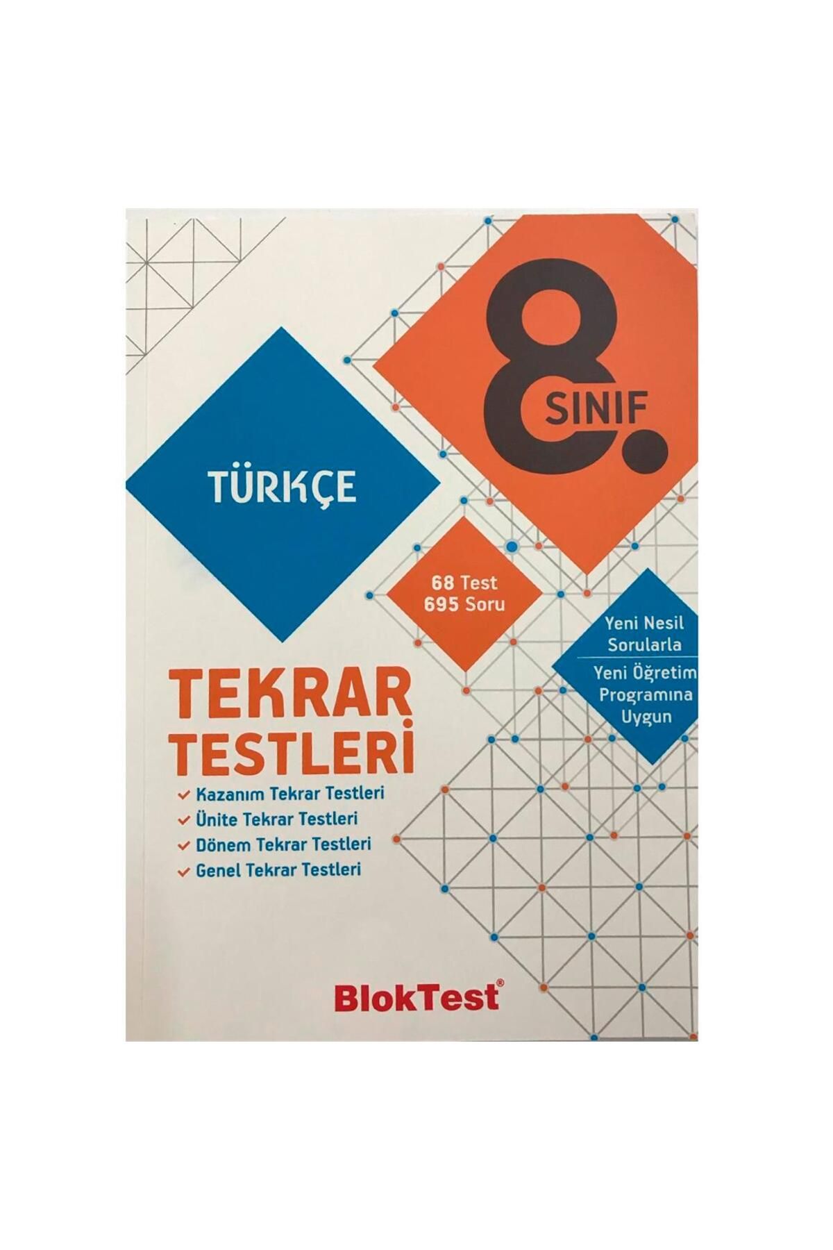 Tudem Yayınları 8. Sınıf Türkçe Tekrar Testleri Soru Bankası