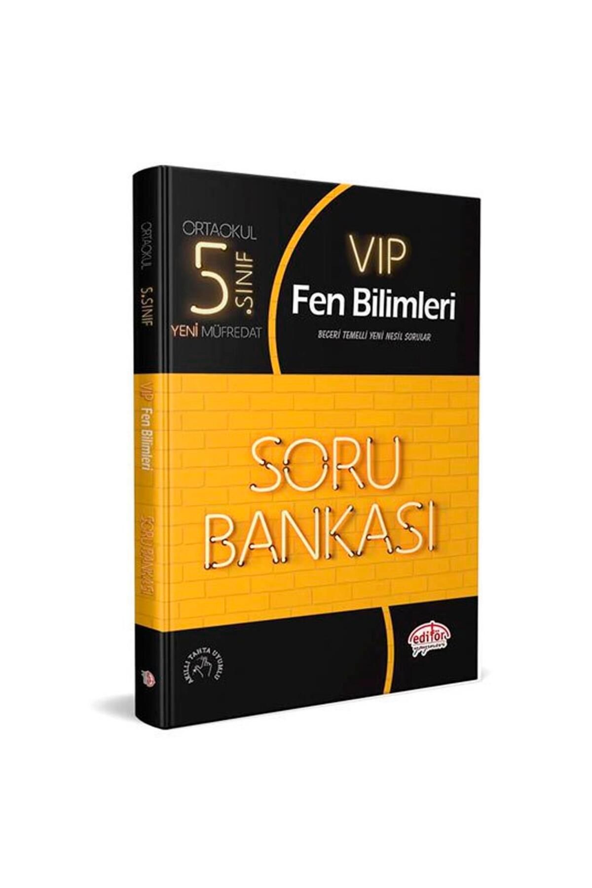 Editör Yayınları 5. Sınıf Vıp Fen Bilimleri Soru Bankası