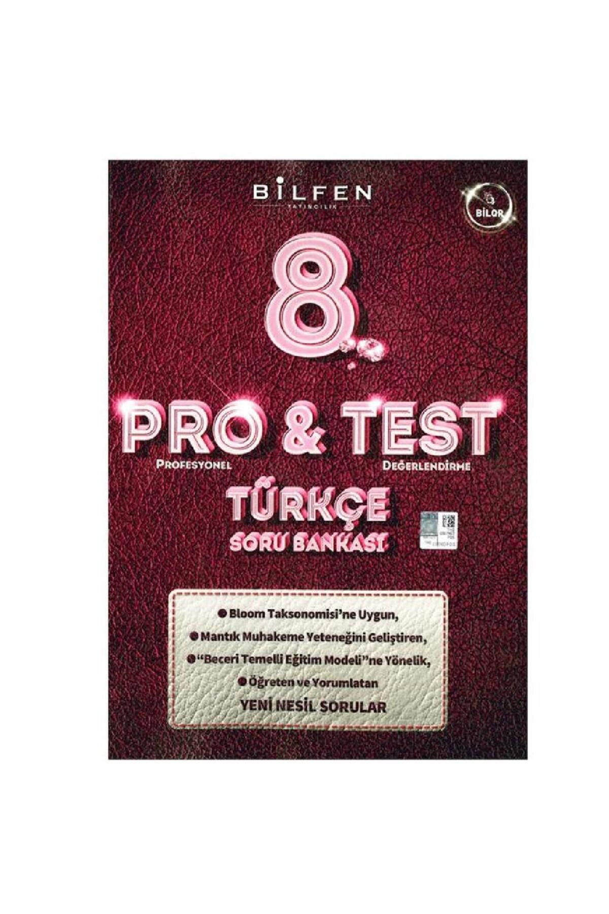 Bilfen Yayıncılık Bilfen Yayınları 8. Sınıf Türkçe Pro&test Soru Bankası