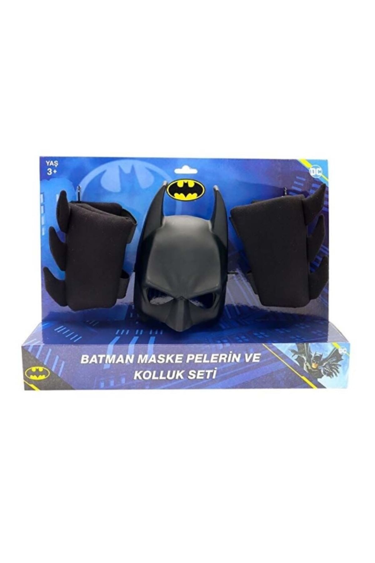 Batman Mega Oyuncak Batman Maske Pelerin Kolluk 3 Lü Set