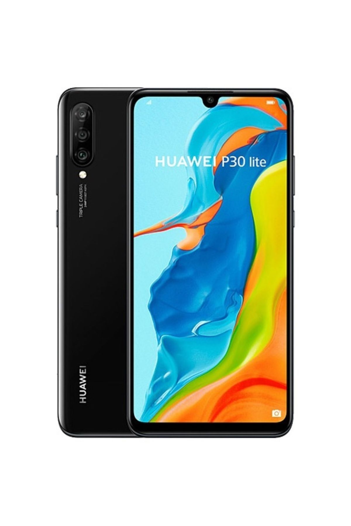 Huawei Yenilenmiş Huawei P30 Lite 128 Gb Siyah - A Kalite - 1 Yıl Garantili